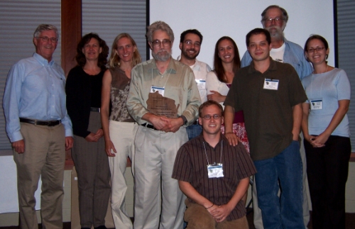 Milwaukee County Avian Migration Monitoring Partnership 
			accepting their award