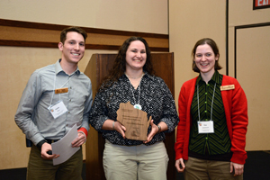 Anne Kretschmann accepting her award