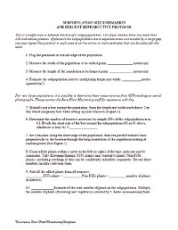 cover of population estimation document
